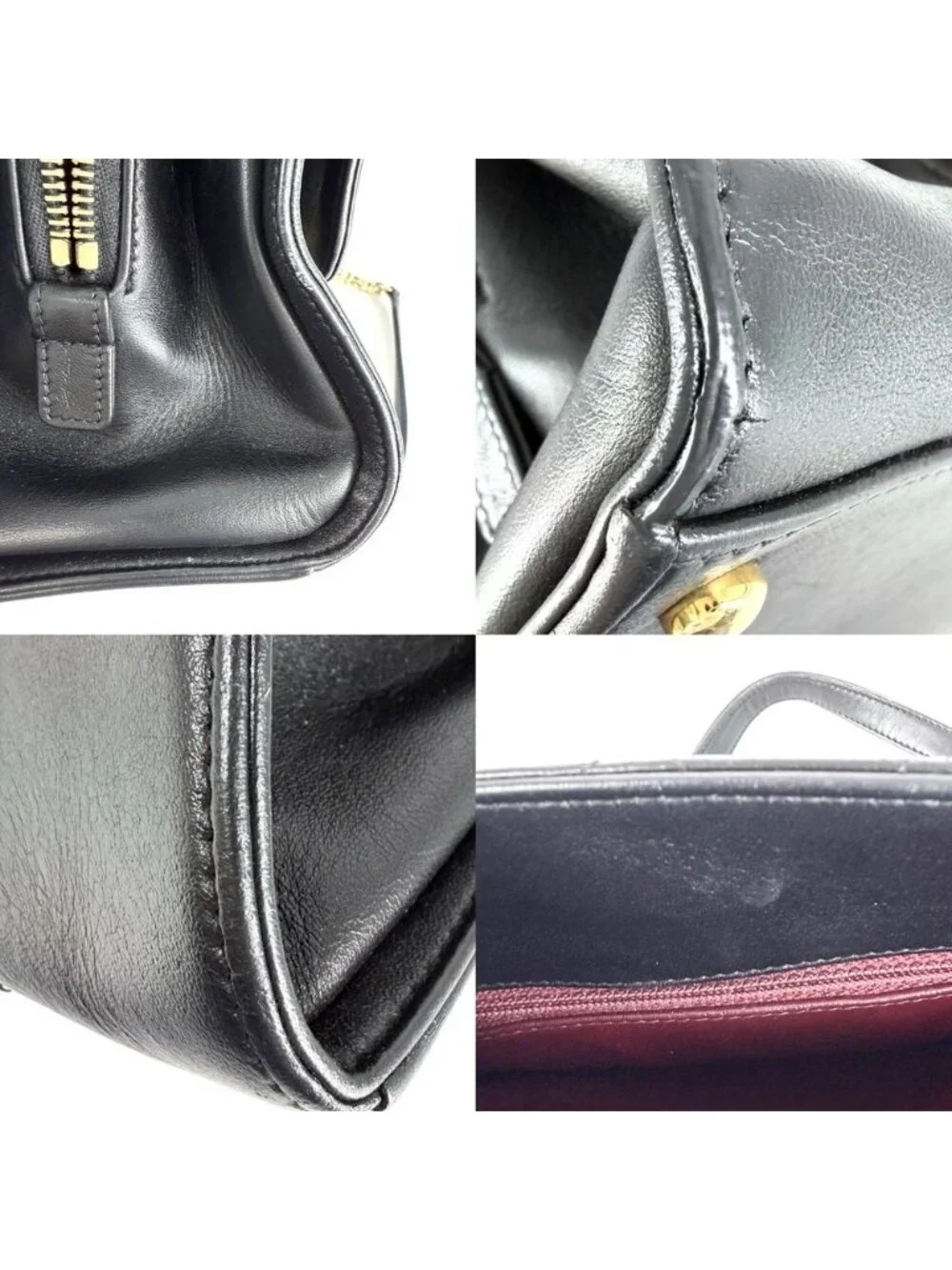 Chanel Handbag Chic with Me Quilted CC Logo Leather Black Gold